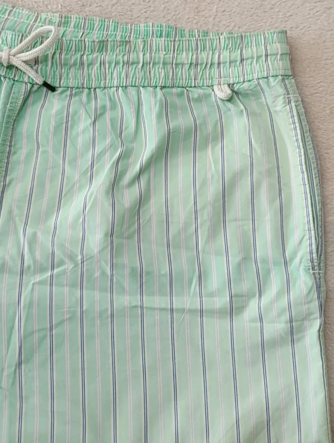 Polo Ralph Lauren Green Striped Swim Trunks Size XXL – photo 4
